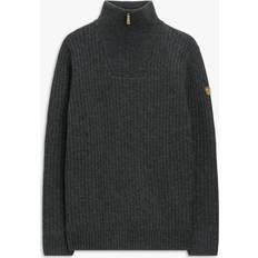 Fjällräven Herre Övik Half Zip Knit Grå DARK GREY/030 XXX-large