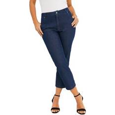 Jessica London Pants & Shorts Jessica London Plus Women's Classic Denim Capri in Indigo Size 26 Jeans