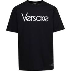 Versace Men T-shirts Versace Logo T-Shirt Black