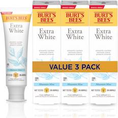 Burt's Bees Extra White Fluoride Toothpaste Pack 3