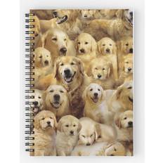 Office Supplies Famgem Spiral Notebook Golden Retrievers A5 120