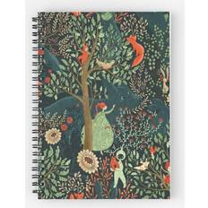 Office Supplies Famgem Spiral Notebook Whimsical Wonderland A5 120