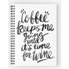 Office Supplies Famgem Spiral Notebook Coffee Wine