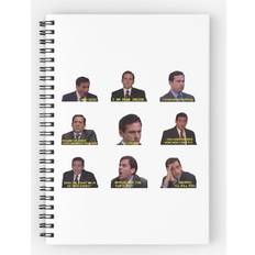 Office Supplies Famgem Spiral Notebook Michael Scott Quotes from The Office A5 120