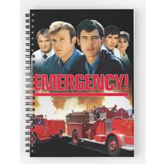 Office Supplies Famgem Spiral Notebook Retro Vintage 70s Medical Drama EMERGENCY