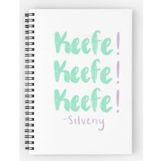 Office Supplies Famgem Spiral Notebook Silveny Quote
