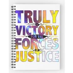 Office Supplies Famgem Spiral Notebook TRULY A VICTORY FOR THE FORCES OF JUSTICE A5 120