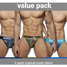 Addicted 3-Pack Mesh Tanga Briefs Tropical