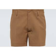 Brown - Running Shorts Dries Van Noten Brown Creased Shorts IT