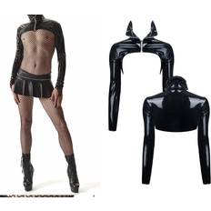 PVC Jacke Crossdresser Schwarz