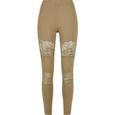 Leggings Urban Classics Laces Inset Leggings - Khaki