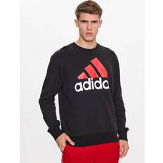 Suéteres adidas Herren Sweatshirt Essentials French Terry Big Logo Schwarz