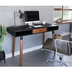 Flair Edelweiss Black Writing Desk