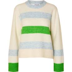 Selected Mujer Suéteres Selected Striped Pullover