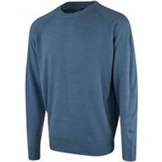 Tops Island Green Mens Raglan Long Sleeve Airforce Blue Crew Neck Golf Sweater IGKNT2126 AIR