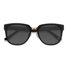 Sunglasses Eyebuydirect square Matte Black Acetate, Metal Haute Couture