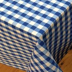 Kitchenwise Check Bluebell Fitted Bed Sheet White