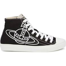 Vivienne Westwood Orb-print Canvas High-top Sneakers Black