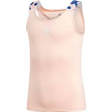 Adidas Boy Tank Tops adidas Keyhole Tank Top Girls ecru, 152