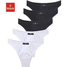 Stof Underbukser H.I.S Slip - Sort/Hvid