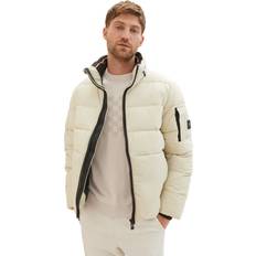 Tom Tailor Herren Puffer-Jacke mit abnehmbarer Kapuze