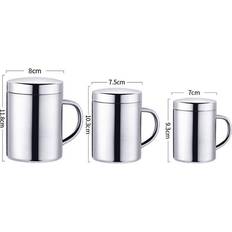 Silver Travel Mugs Dechoicelife a-silver 210ml Travel Mug