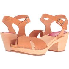 37 ½ Sandaletter Swedish Hasbeens Mirja Nature Klackskor - Beige/Brun