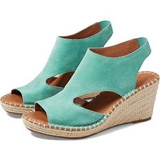 Femme - Vert Espadrilles Gentle Souls Cody Slingback Espadrille Wedge Sandals - Women's