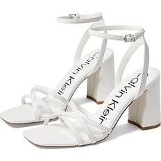 Calvin Klein Heeled Sandals Calvin Klein Qalat White Women's Shoes White