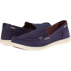 Crocs Women Loafers Crocs Women's Walu Loafers, Nautical Navy/Stucco