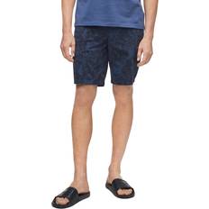 Calvin Klein Elastane/Lycra/Spandex Shorts Calvin Klein Men's Casual Twill Print Shorts - Sky Captain
