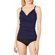 Calvin Klein Tankinis Calvin Klein Women's Standard Tankini Swimsuit with Adjustable Straps and Tummy Control, Navy