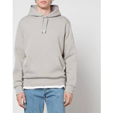 Polo Ralph Lauren Logo-Appliqué Cotton-Blend Jersey Hoodie Grey