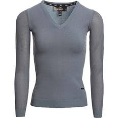 Nylon - Unisex Överdelar Horseware damtopp med perforerade ärmar Light Blue unisex