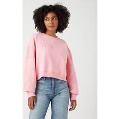 Wrangler Mujer Suéteres Wrangler Puffy Crew Sweat Sick Pink