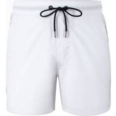 Hvid - Unisex Badebukser YEAZ Badeshorts Seatbeat - Turkis/Sort/Hvid