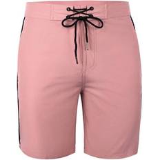 Pink - Unisex Badetøj YEAZ Sportsbadebukser Davey - Gammelrosa/Sort/Hvid