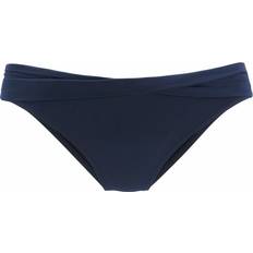 Stof - Vrouw Badkleding s.Oliver Beachwear Bikinibroekje Spain met Zijbandjes - Blauw