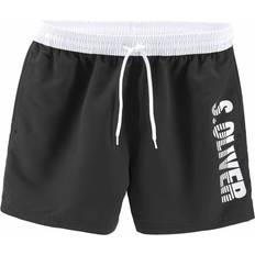 Herre - Stof Badetøj s.Oliver Badeshorts - Sort