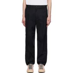 Lanvin Black Biker Trousers IT