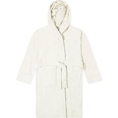 Tekla Off-White Hooded Bathrobe Ivory