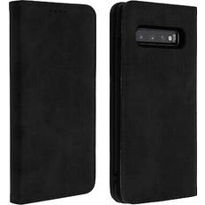 Samsung Galaxy S10 Fundas de cartera Avizar Funda cartera Samsung Galaxy S10 Función Soporte Silicona Negro negro