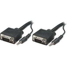 Manhattan VGA Kabel Sort 4.5m