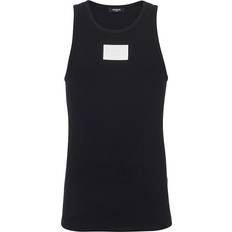 Balmain Tank Tops Balmain Black Lab' Tank Top 0PA NOIR