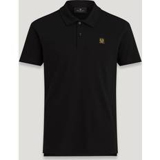 Belstaff Men Polo Shirts Belstaff Logo Polo T Shirt Black