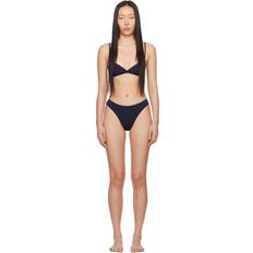 Matteau Navy Tri & Nineties Bikini Navy Crinkle