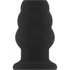 Sono No.49 Small Hollow Tunnel Butt Plug 3 Inch Black