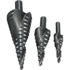 Power Tool Accessories Tomtop Jms 3 Stück 4-32MM HSS Stufenbohrer-Set Schnellarbeitsstahl-Spirale für Metallkegel-Dreiecks-Schaftloch