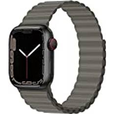 Wowstrap Magnetband Apple Watch armband herr/kvinnor, silikon sport loop-rem 8-armband