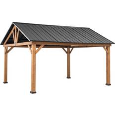 Sunjoy Rebra 40.4m Solid Wood Patio Gazebo